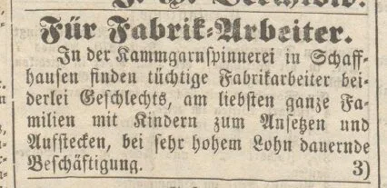 Man sieht Inserate aus dem «Anzeiger von Uster».